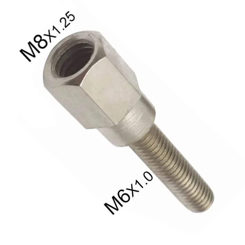 Adaptateur de rétroviseur pour moto et Scooter, M8, 8mm à 6mm, M6, mâle et femelle, filetage droit, 