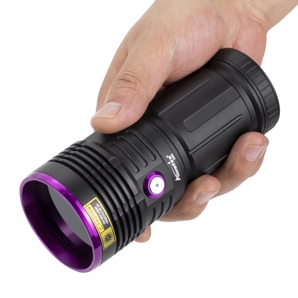 Lampe de poche ultraviolette UV haute puissance 80W 365nm, Rechargeable par USB, torche à lumière no