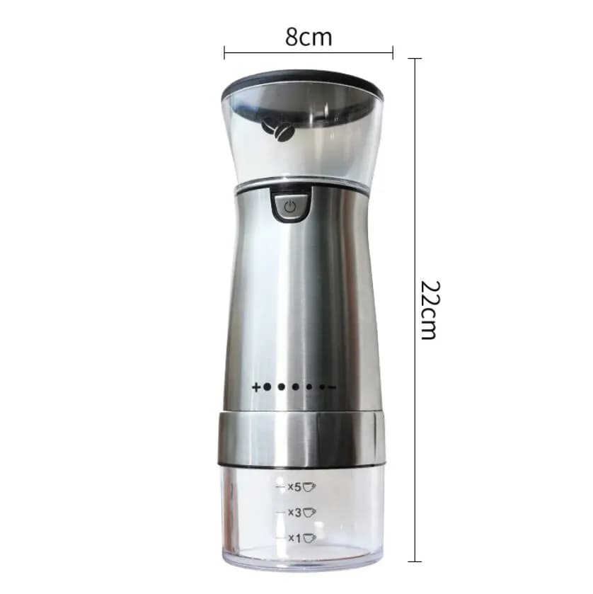Moulin à café électrique portable, nouvelle mise à niveau TYPE-C Charge USB Professionnel Céramique 
