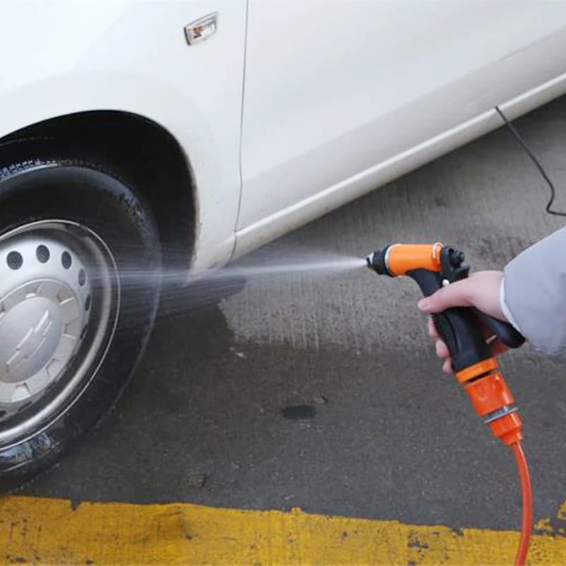 Pistolet de lavage de voiture Portable 12V, pompe à pulvérisation haute pression, Kit de nettoyage d