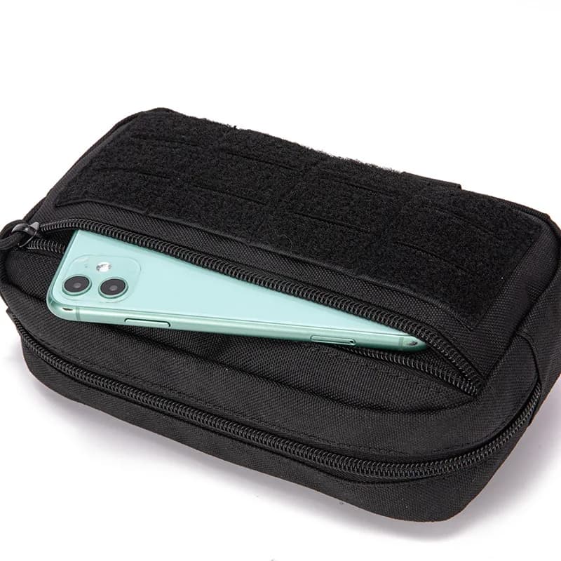 Pochette tactique Molle pour téléphone portable, pochette EDC, sac de taille, pochette pour outils u