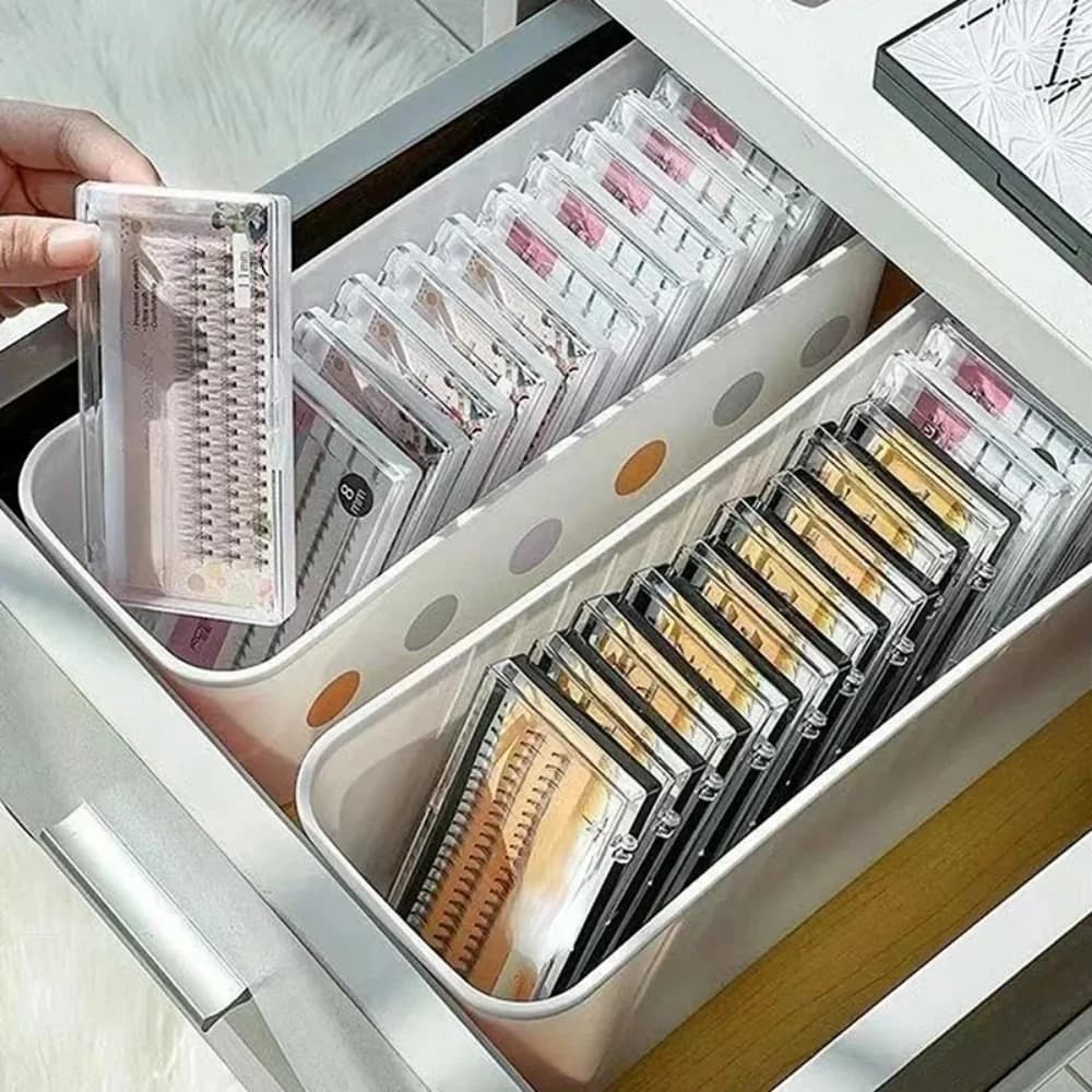 Boîte de rangement pour faux cils, 1 pièce, avec organisateur d'outils d'extension de cils, étui pou