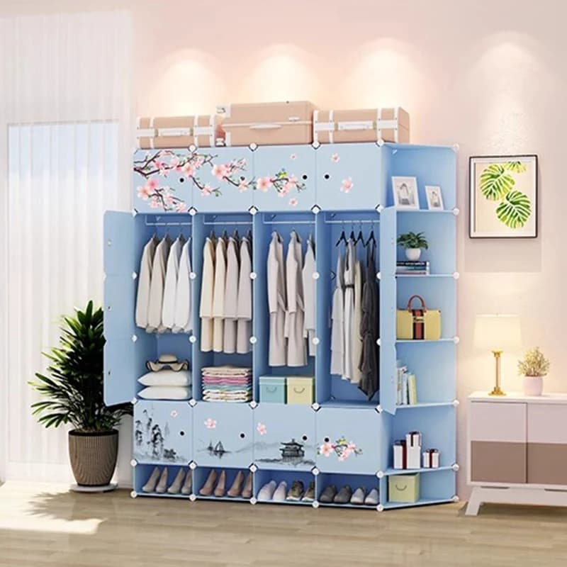 Cloisons de garde-robe simples pour maquillage, Cube pour vêtements de bébé, chambre à coucher, orga