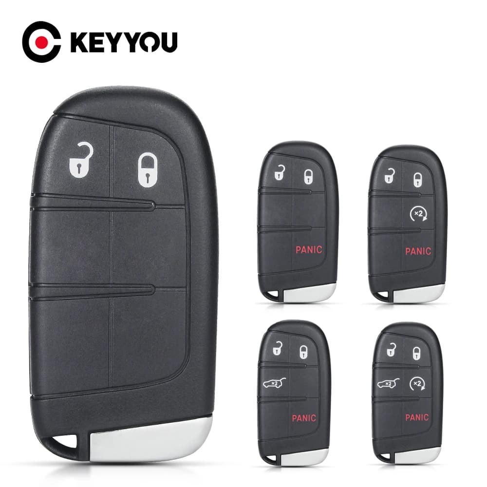 Coque de clé télécommande intelligente pour Jeep Renegade boussole Cherokee Dodge Ram 1500 chargeur 