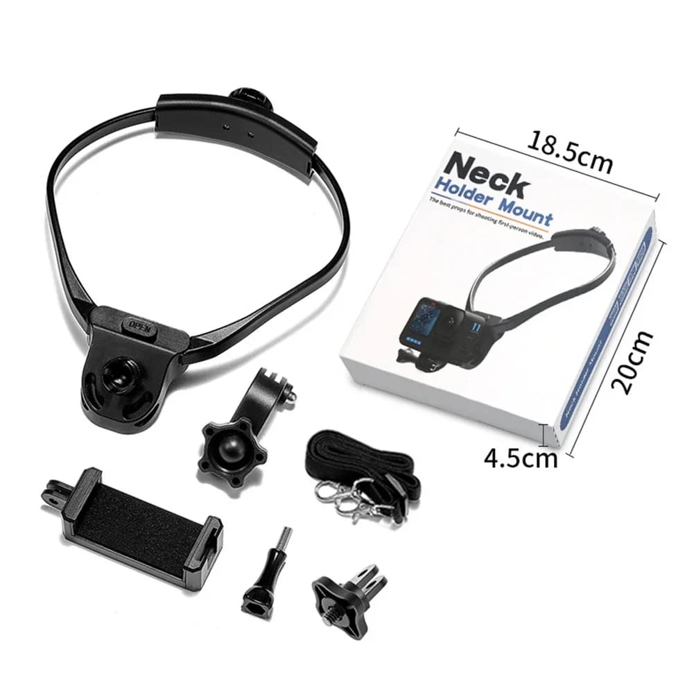 1 pièce 360 °   Support de poitrine pour GoPro Hero 13 12 11 10 9 8 7 6 5 SJCAM AKASO Insta360 X4 X2