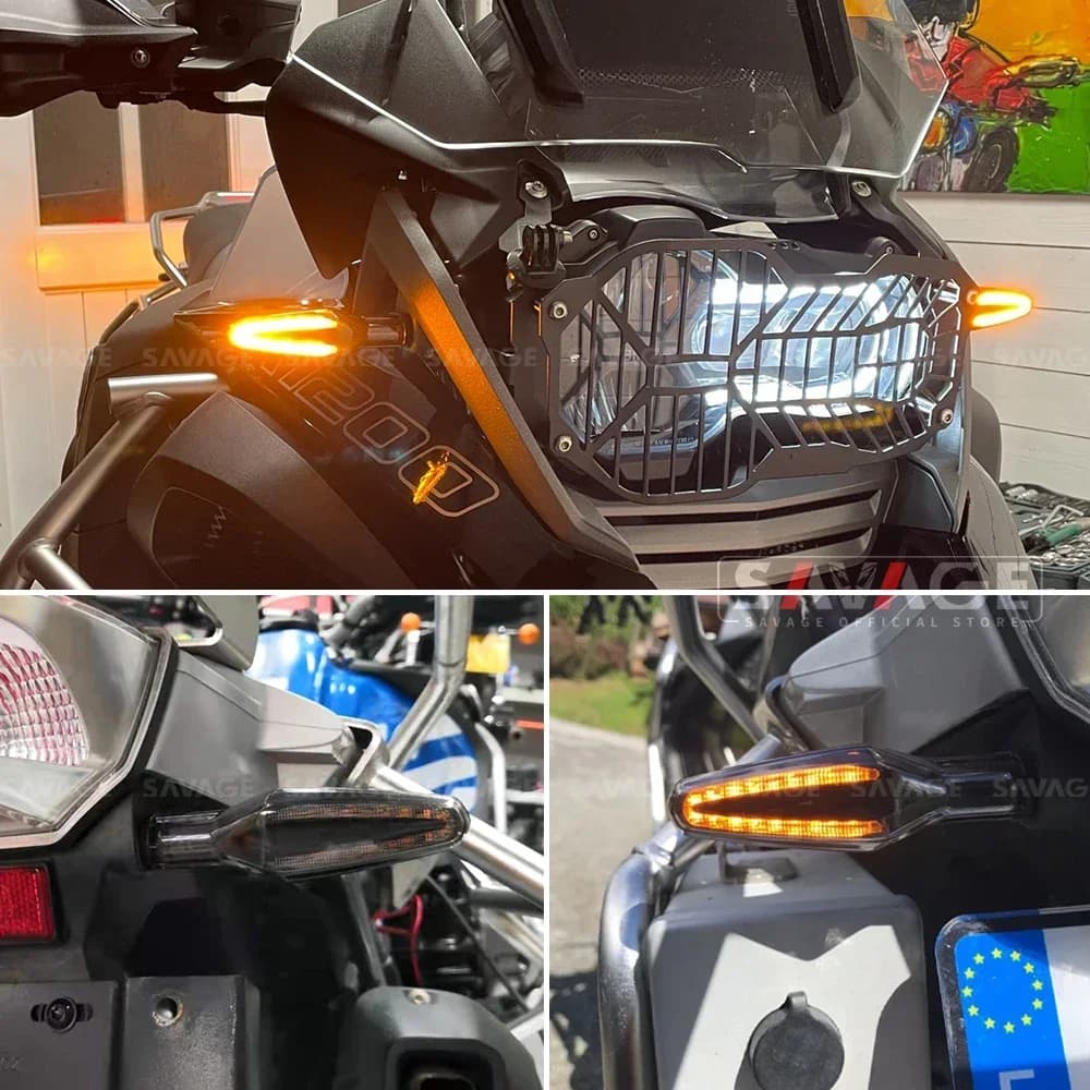 Clignotant LED directionnel pour moto, clignotant pour BMW R1250GS, ADV, S1000R, S1000Poly, F900Poly