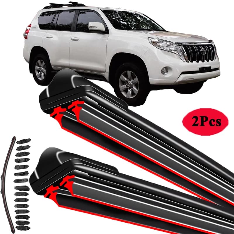 Essuie-glace avant pour Toyota Prado 150 J150 2010 ~ 2019, accessoires de voiture, lame d'essuie-gla