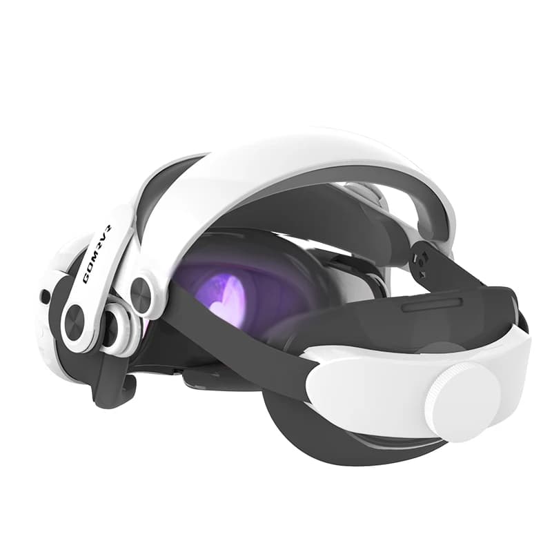 GOMRVR Sangle de tête compatible avec Meta Quest 3 Power Sangle de tête confortable et durable pour 