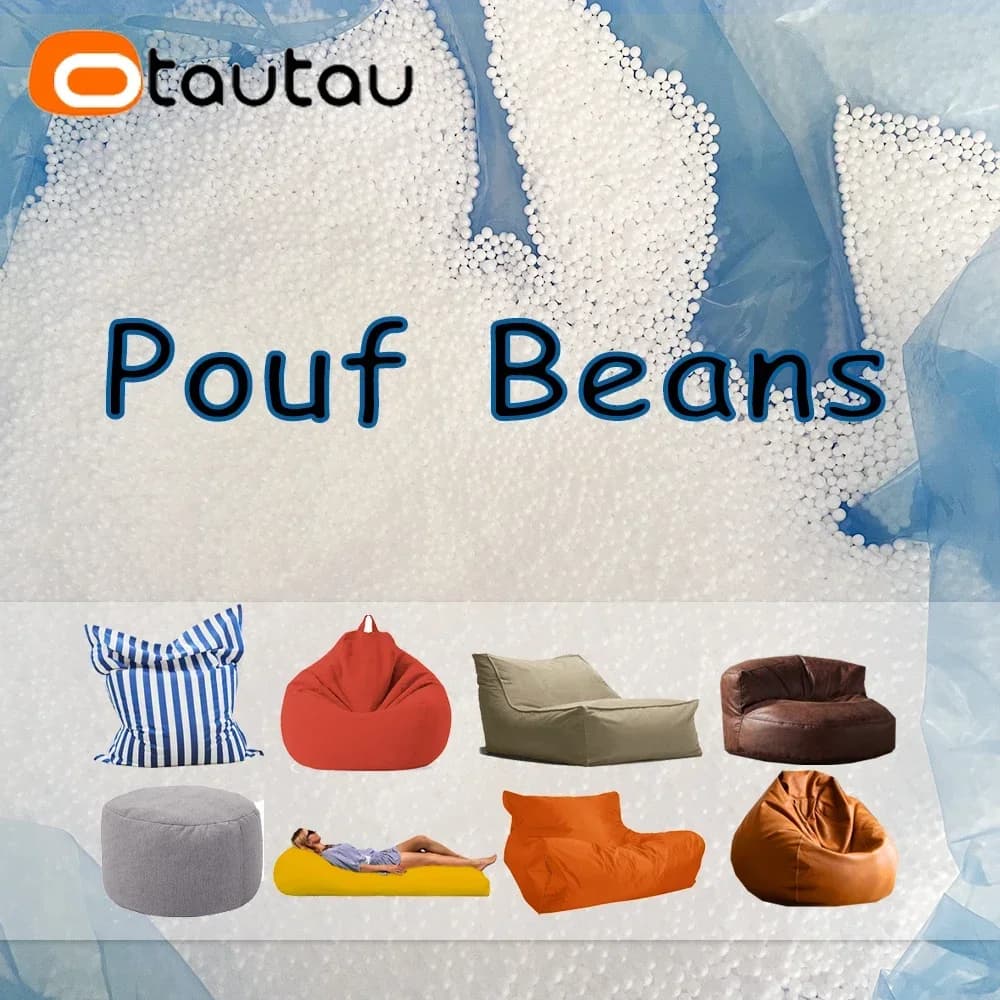 OTAUTAU-Remplissage de pouf boule EPS, mousse de remplissage, sac de haricot en polystyrène, remplis