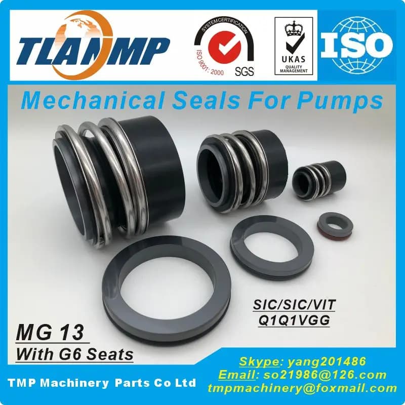 MG13/28-Z, MG13/28-G6 TLANMP-Johonneur mécaniques avec siège G6, pompes de la série TP 300, BQQV, BA