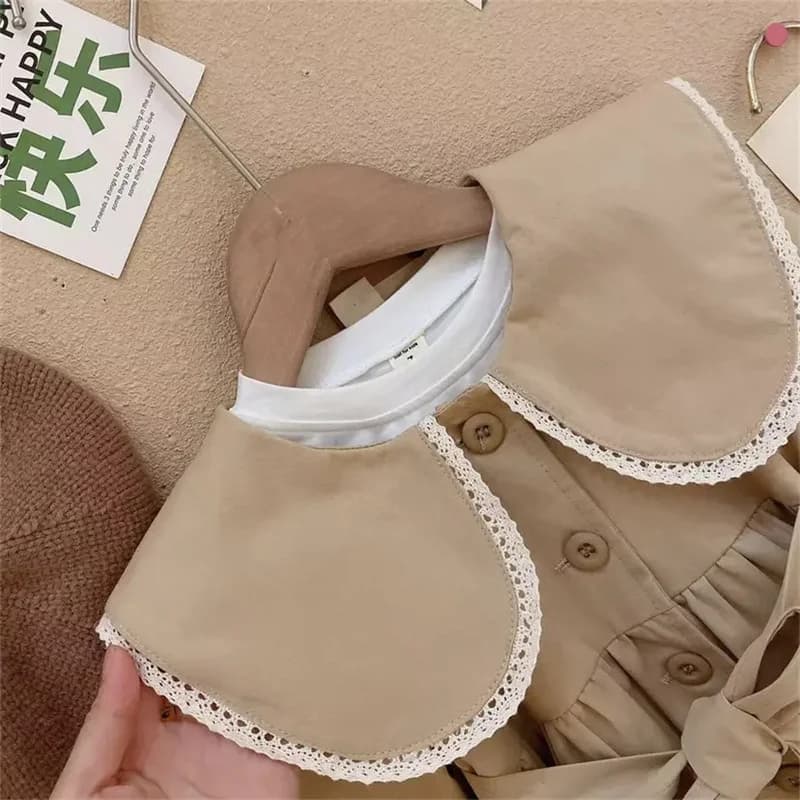 Manteaux Trench pour Filles, Manteaux Longs Coupe-Vent Mignons pour Bébés, Vestes Tendance Cintrées 
