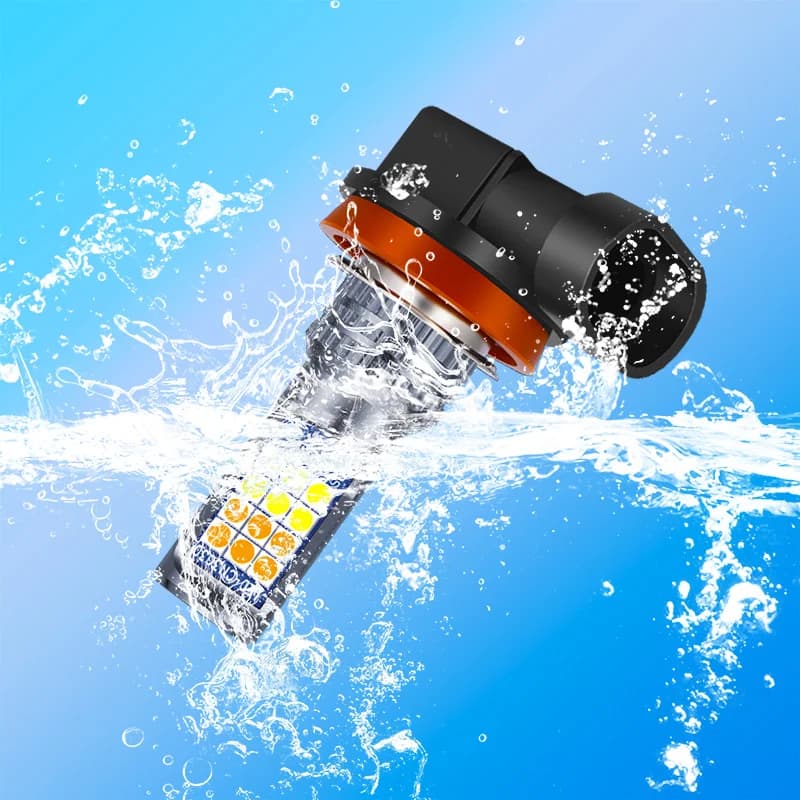 Double ampoule LED H1 H3, 2 pièces, lumières antibrouillard de voiture, 12V 24V 6000K, lumière blanc