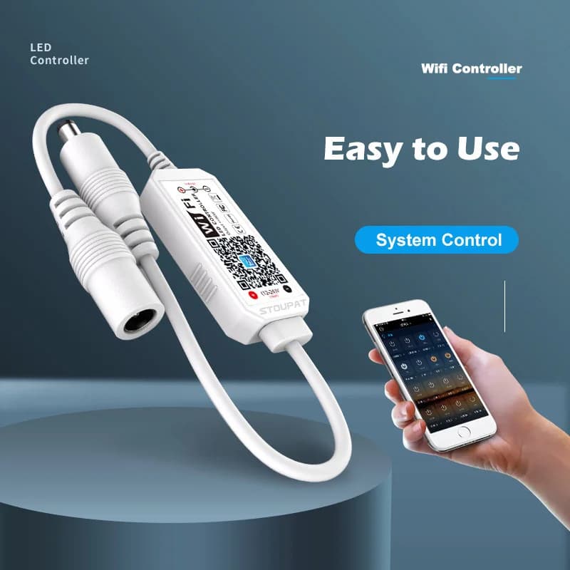 Magic Home Wifi LED variateur de contrôle APP commande vocale pour bande lumineuse LED monochrome fo