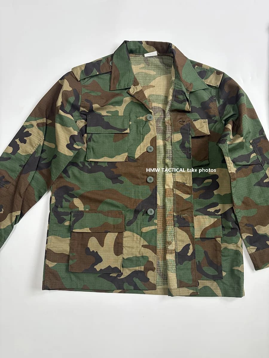 Costume camouflage BDU pour hommes, résistant à l'usure, vêtements d'entraînement en plein air, M81 