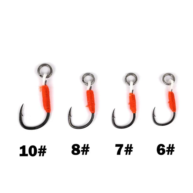 OUTKIT 10 pièces leurre de pêche appât dur crochet bricolage pêche moulé gabarits assistance crochet