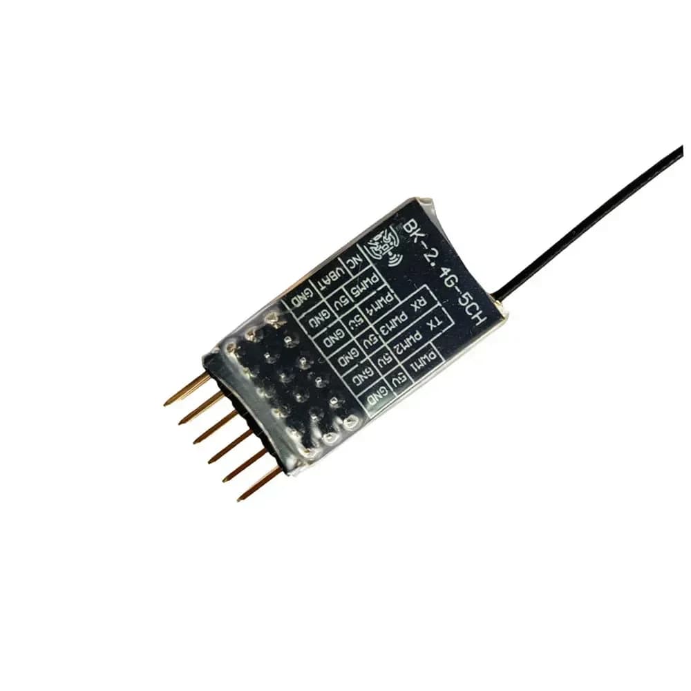 Récepteur PWM 5CH ELRS 2.4G avec antenne en cuivre, Signal Stable longue portée prend en charge ELRS