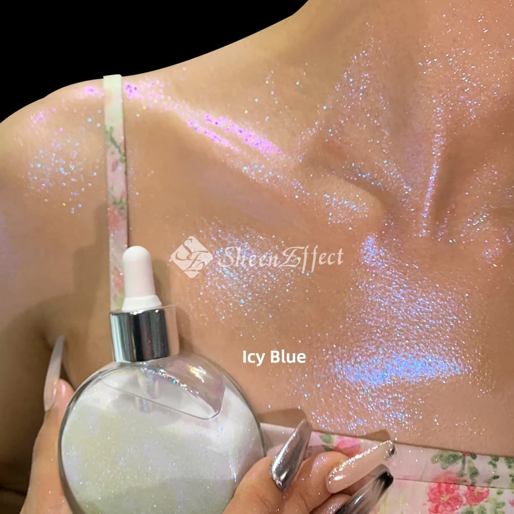 Sheeneffect-Maquillage à paillettes pour le corps et le visage, huile sèche de diamant, surligneur s