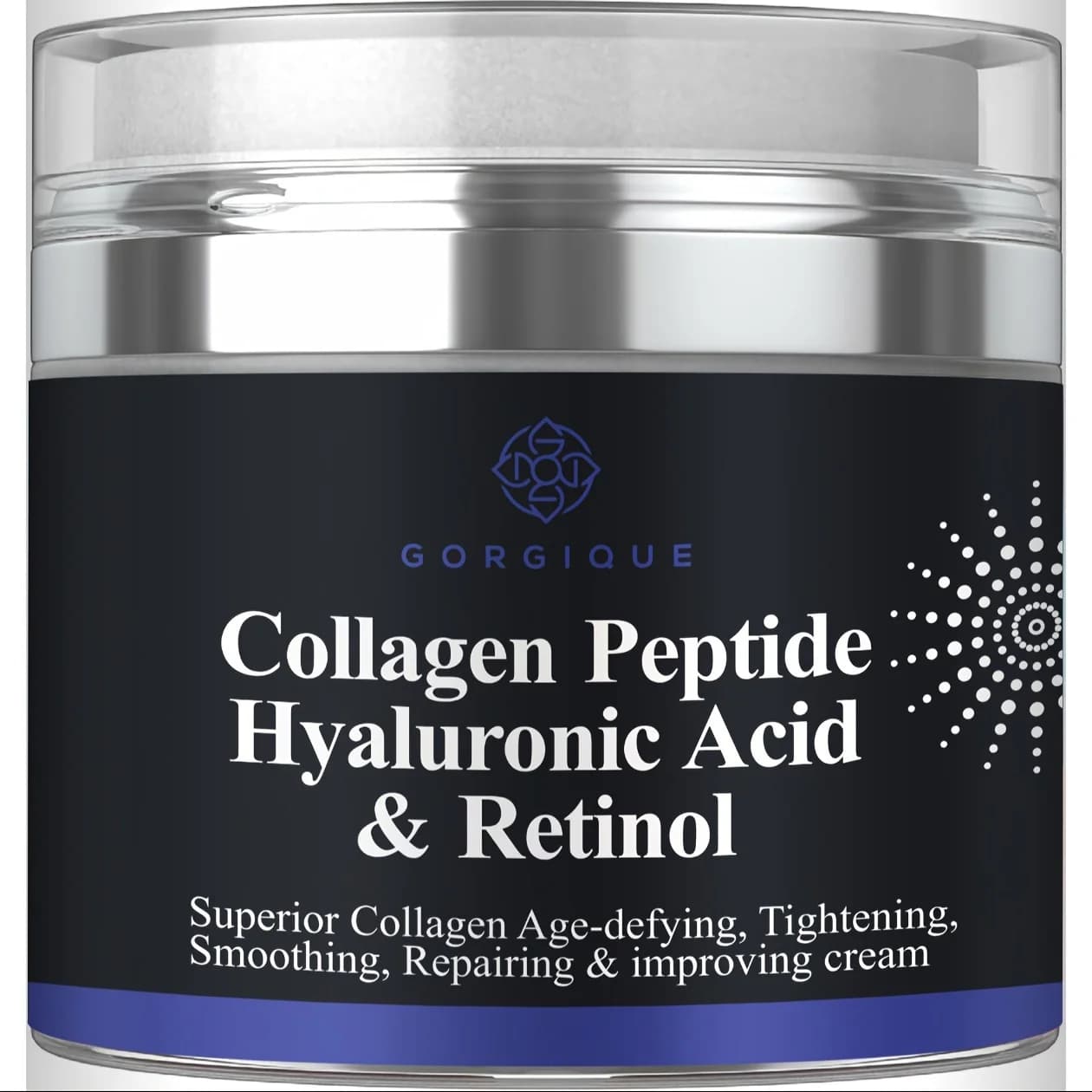 Crème peptidique au collagène, Anti-rides, acide hyaluronique et rétinol, raffermissante et raffermi