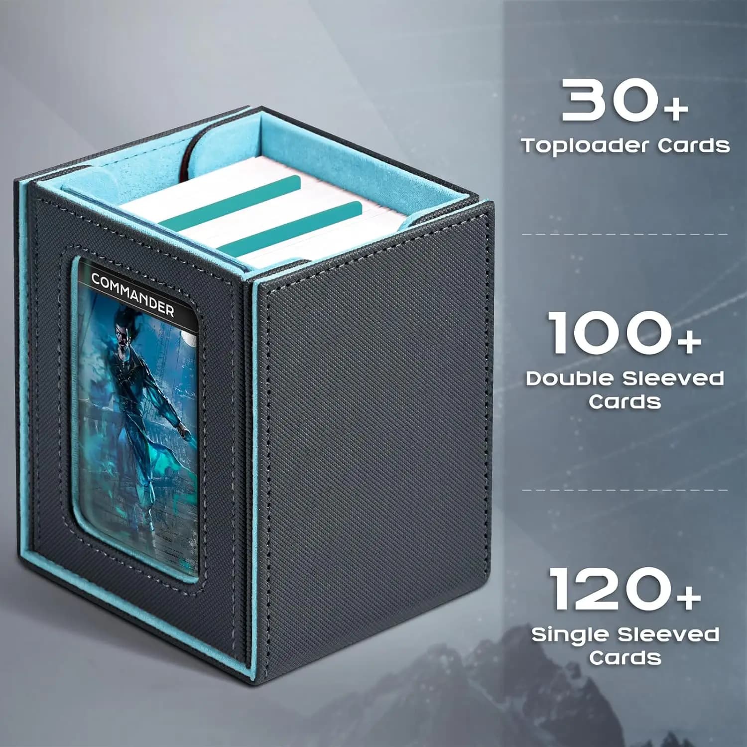 100 + nouvelle boîte de rangement de cartes TCG MT jeu de société commandant carte transportant boît