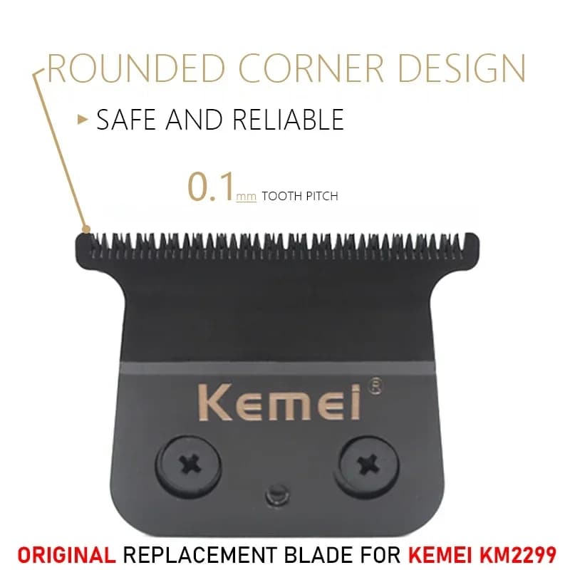 Lame de rechange originale pour tondeuse à cheveux Kemei KM-2299, Machine de traitement des cheveux,