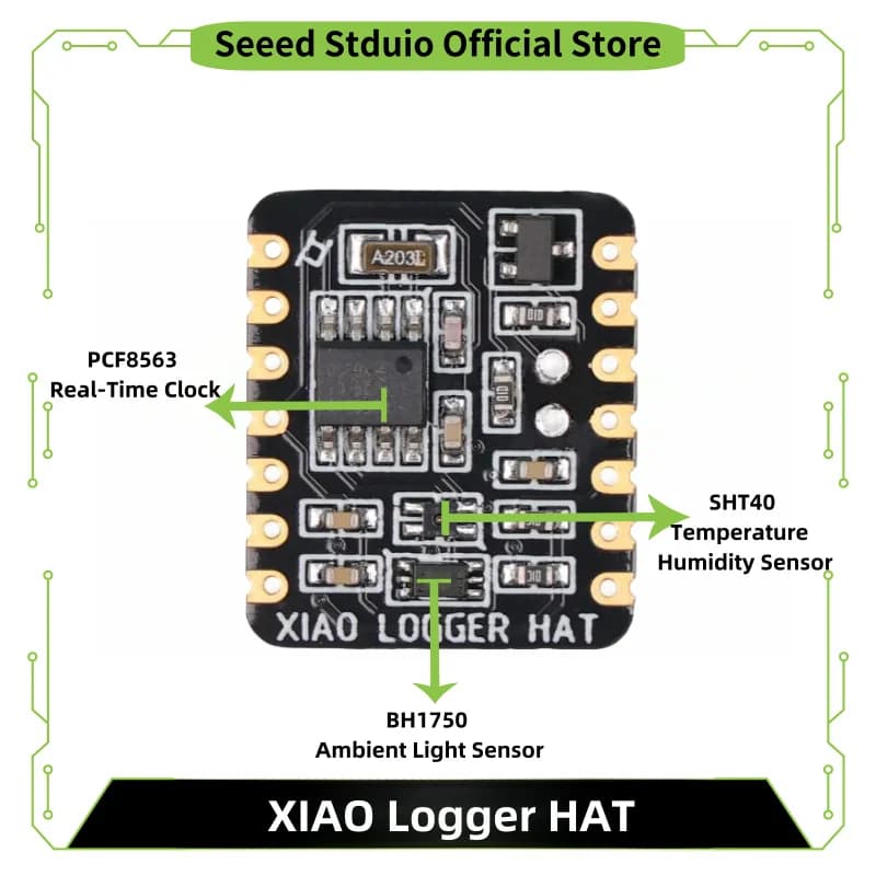XIAO Logger HAT - Un petit module complémentaire de température, d'humidité et de lumière pour XIAO 