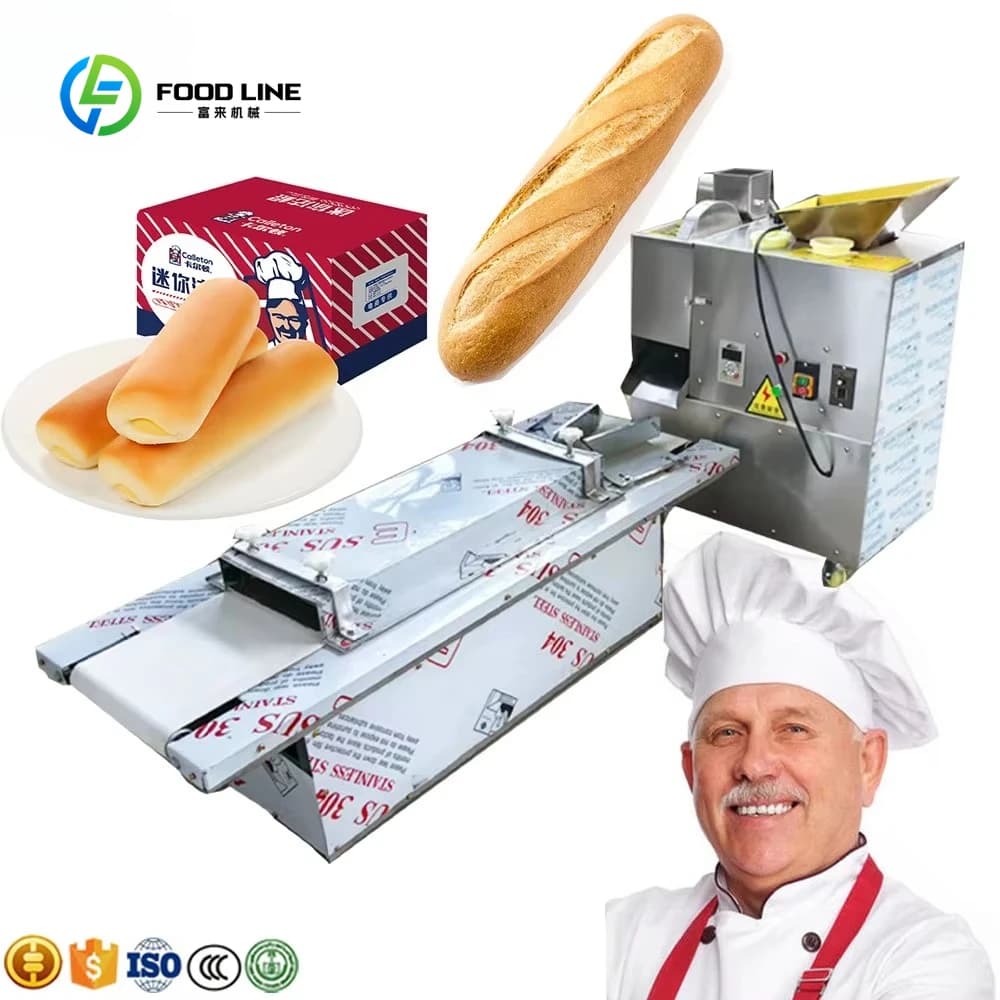 Mouleuse à Baguettes Commerciale Personnalisée, Machine à Fabriquer du Pain Baguette, Machine à Pain