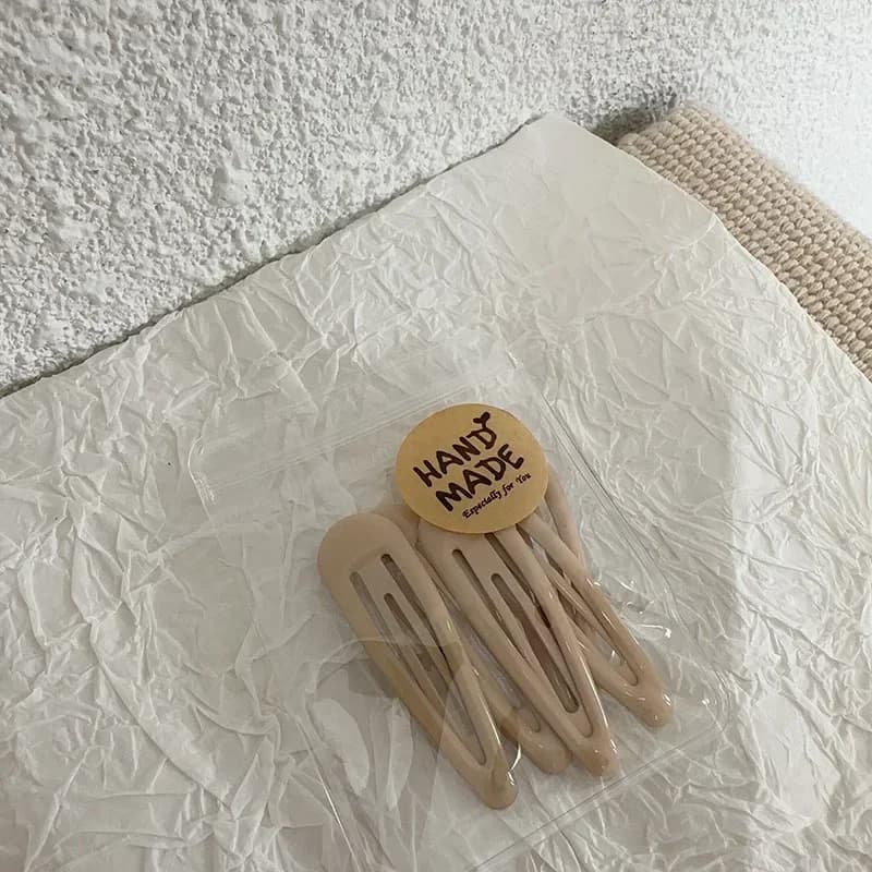 5 pièces/lot petits Clips BB pince latérale de cheveux délicate frange Simple épingles à cheveux tem