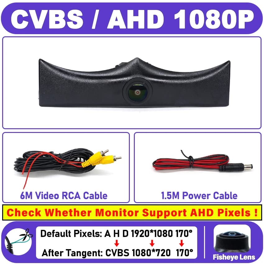 Caméra avant de voiture pour Audi A4 A4L B8 B9 2017 2018 (ne convient pas aux modèles B5 B6 B7) Camé