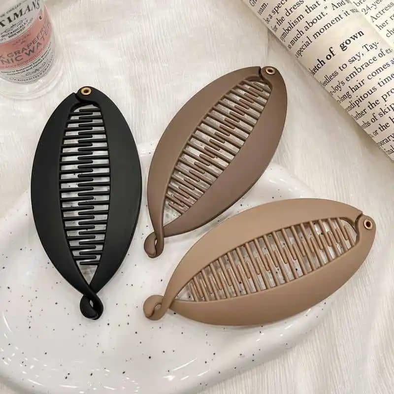 1/3 pièces nouvelle pince à cheveux banane chignon haut pour femmes pince verticale pince torsadée a
