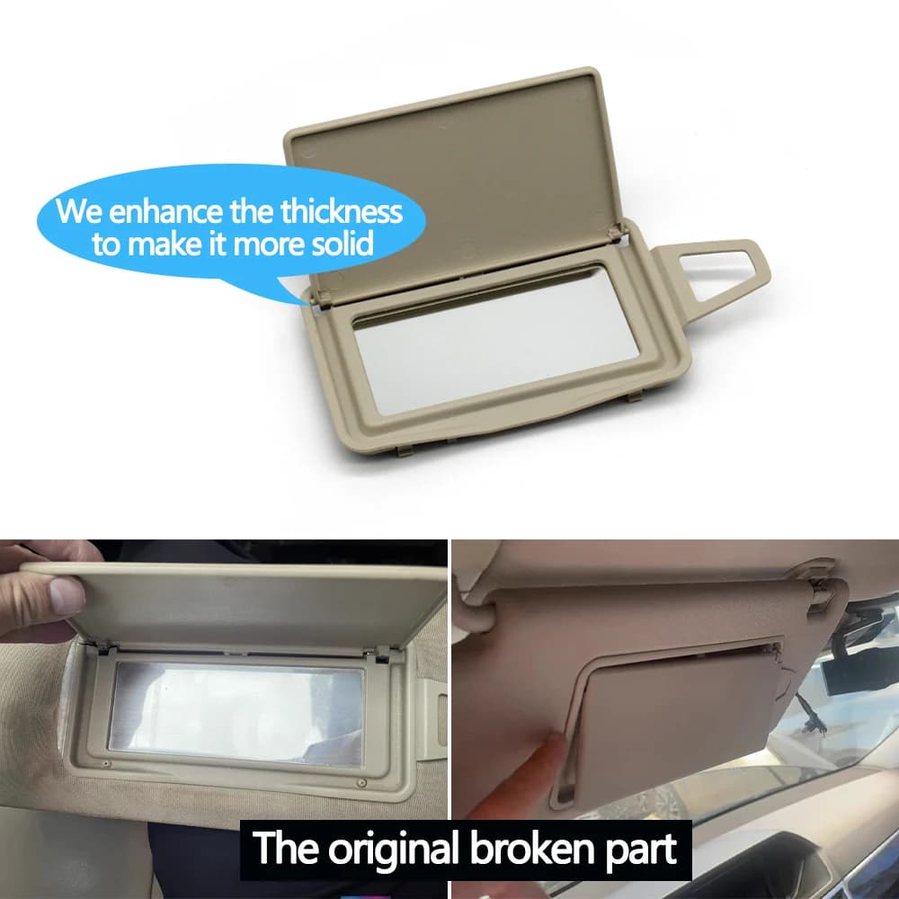 Pare-soleil de voiture pour Mercedes Benz Classe E, W211, visière, maquillage, cosmétique, miroir, c