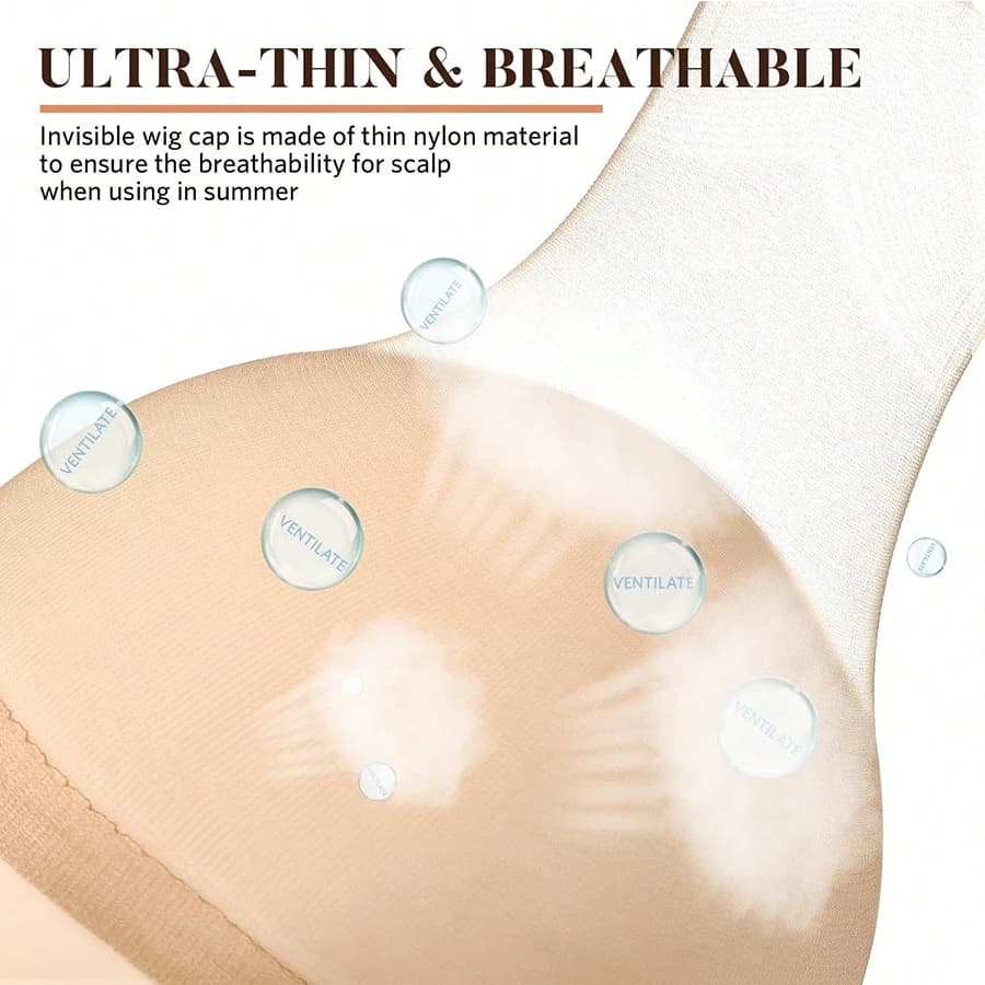Gros HD perruque casquettes haute qualité Transparent HD filets à cheveux tissage Nylon extensible d