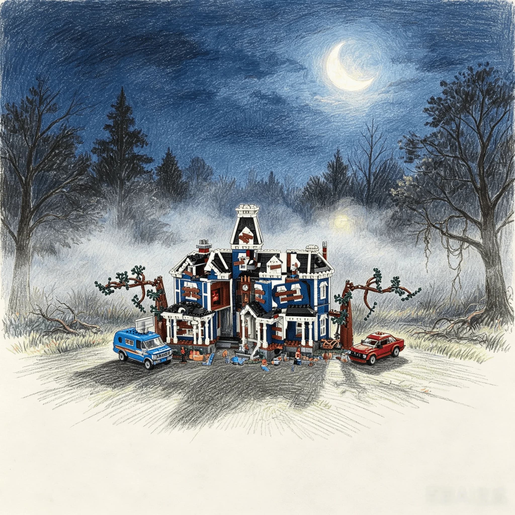 Nouveauté 2026 en stock : Kit de blocs de construction The Creel House (2593 pièces) compatible avec