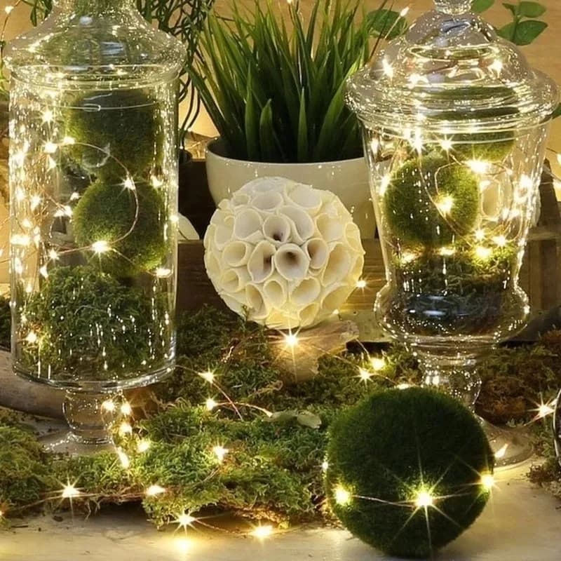3/10/20M USB LED chaîne lumières cuivre argent fil guirlande lumière étanche fée lumières pour noël 