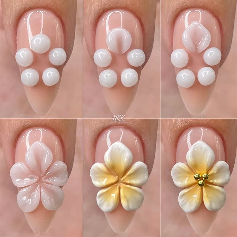NICOLE DIARY blanc antiadhésif Extension de main Gel vernis à ongles pour 3D façonnage sculpture fle