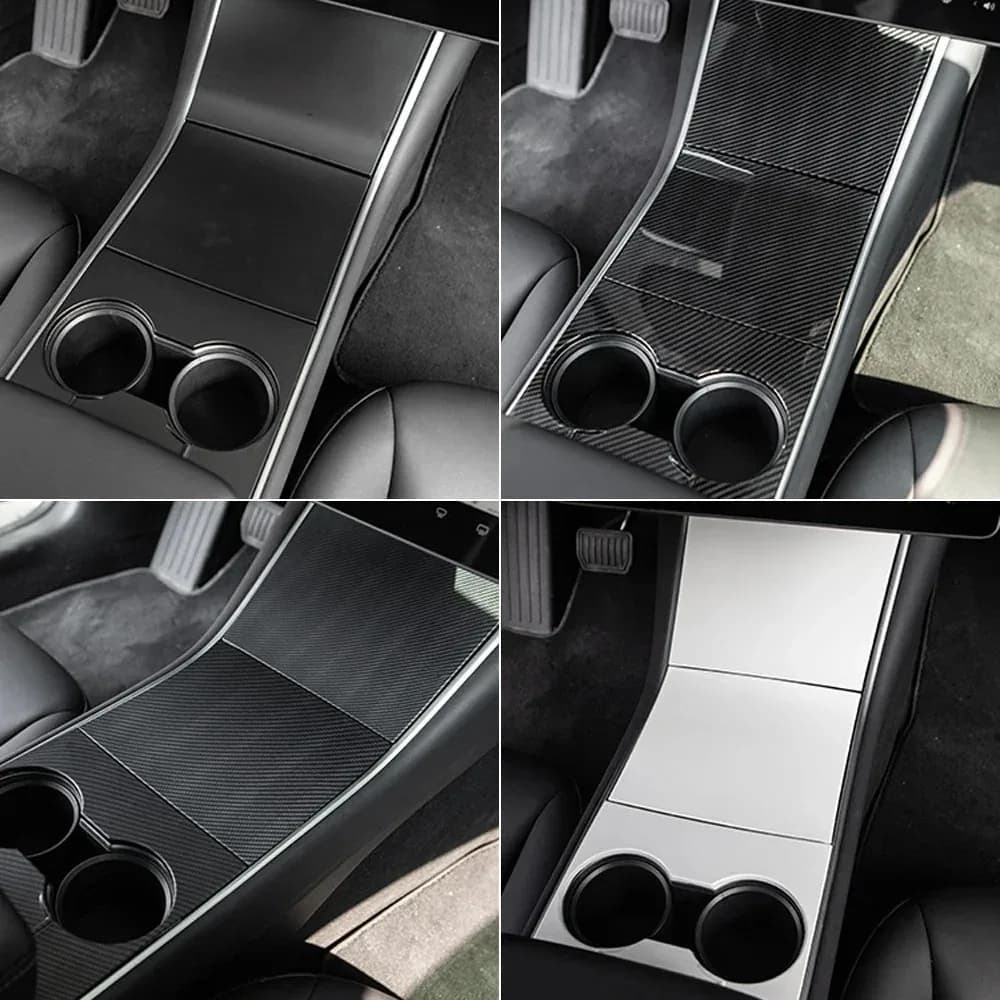 Autocollant pour Console centrale de voiture, couverture enveloppante, décoration intérieure, Patch 