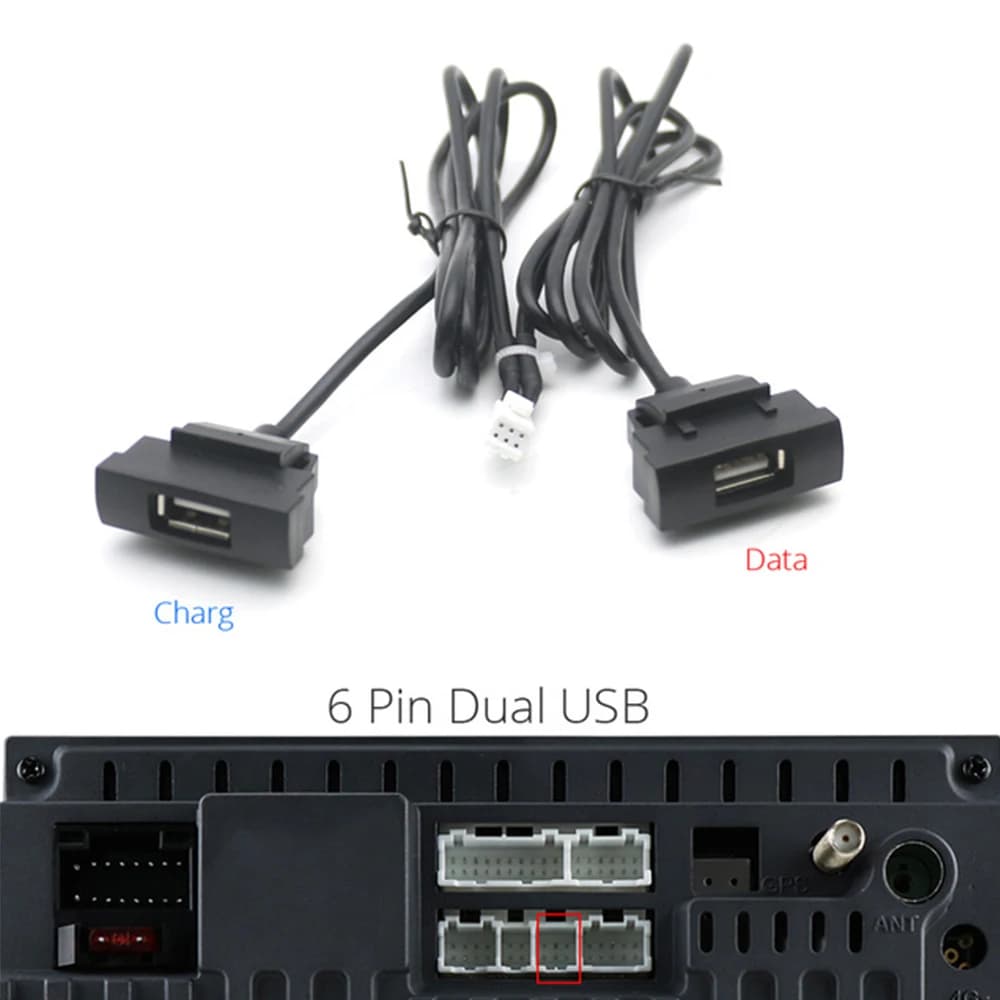 Adaptateur de câble petpour autoradio, Android, limitation, navigation, touriste, USB, RCDouvriers, 