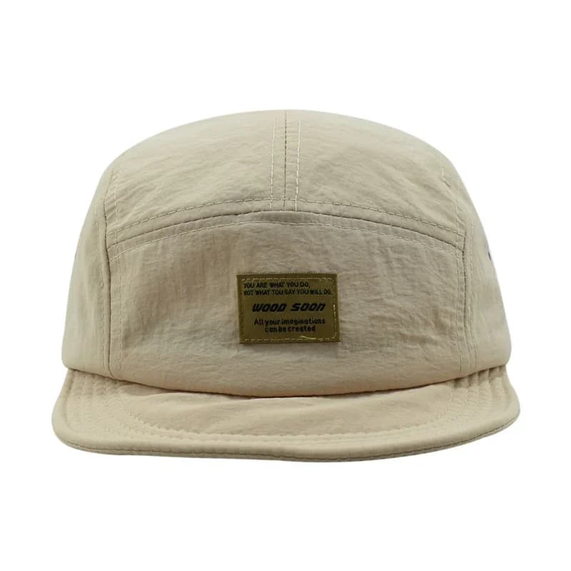 Casquette de Baseball à 5 panneaux, à la mode, à rabat, à séchage rapide, à bords plats, pour hommes