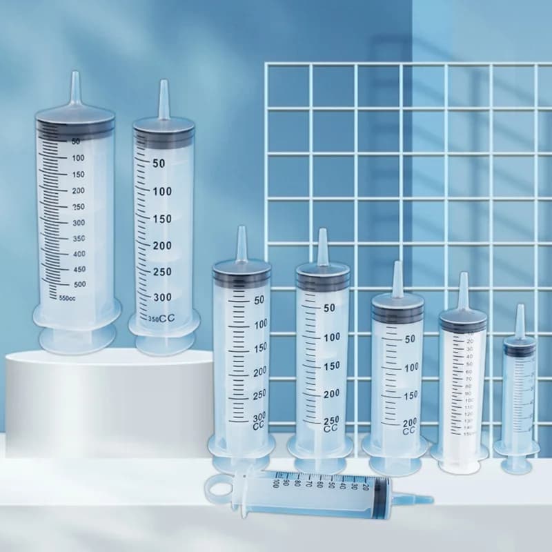 Seringue multifonction 100ml-550ml, grande capacité avec pompe à tuyau de 100cm, injecteur lavable d