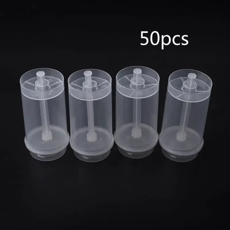 Gâteau rond en plastique pour pop, MSI, crème glacée, push-up, beaucoup, lot de 50