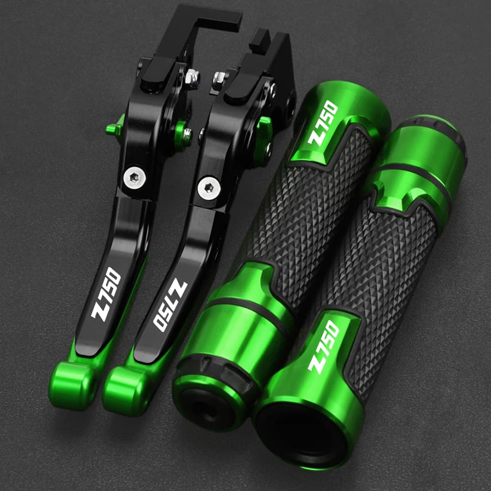 Leviers de frein et d'embrayage réglables, accessoires de moto Z 750, poignées de guidon pour KAWASA