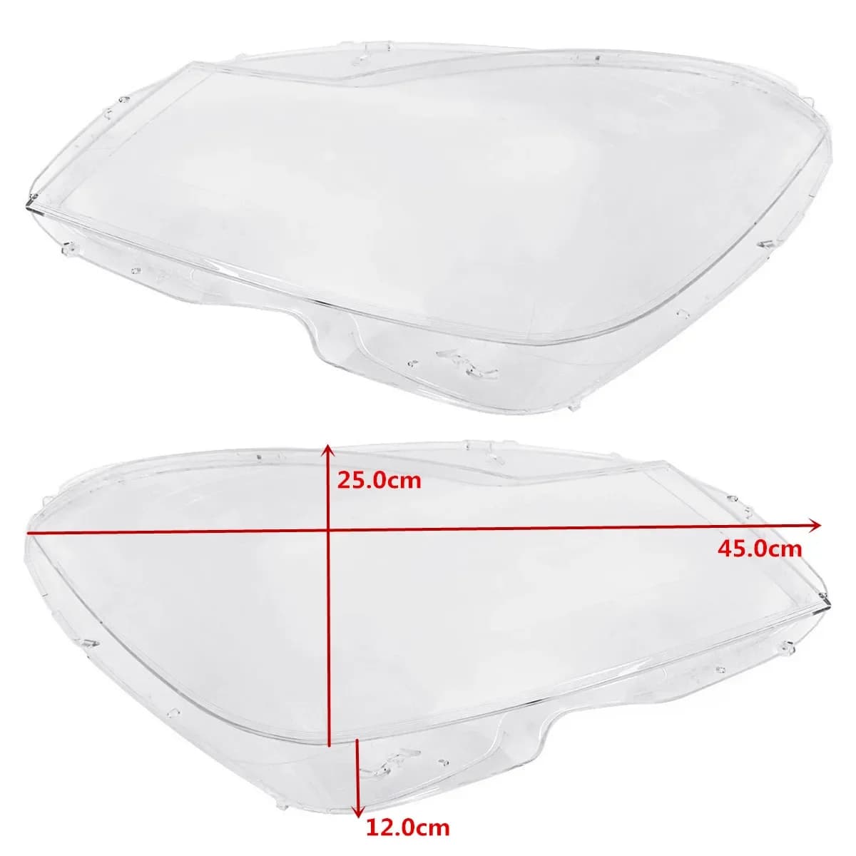 Paire de couvercles de phare pour abat-jour avant, pour mercedes-benz W204 classe C C180 C200 C260 2
