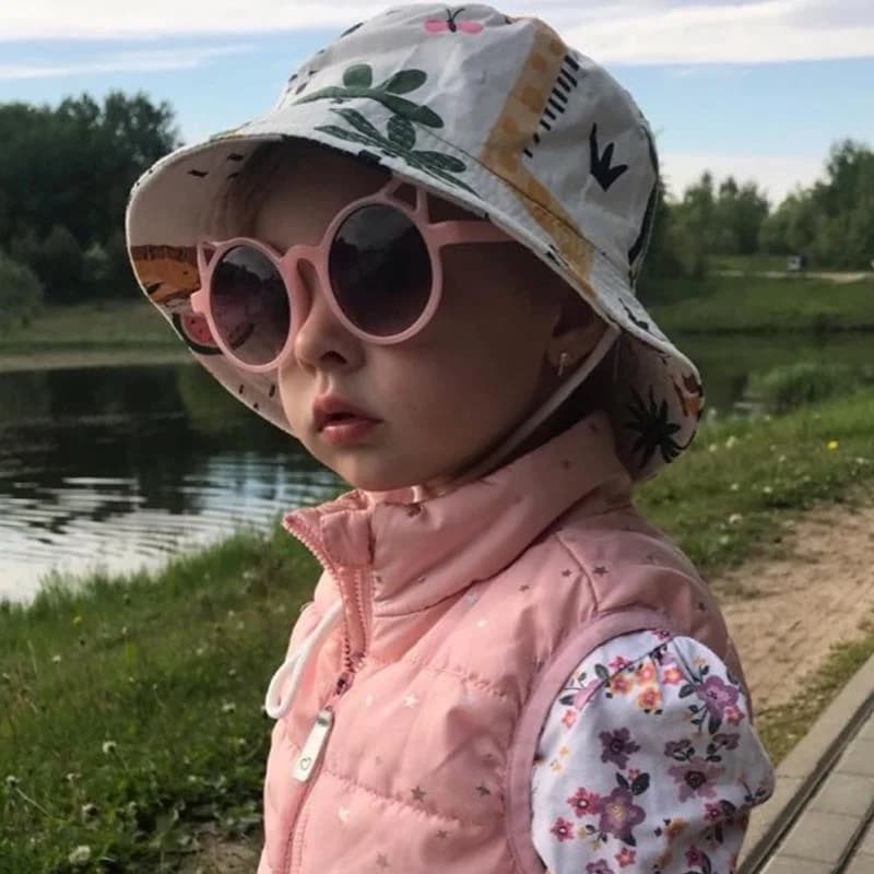 Été Panama bébé filles chapeau automne dessin animé garçons pêcheur chapeau bébé chapeau de soleil e