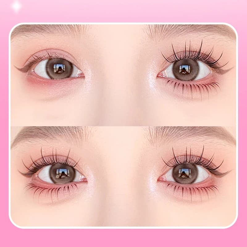 Cils sans colle de Style coréen pour filles, grande capacité, naturels, vaporeux, faciles à applique
