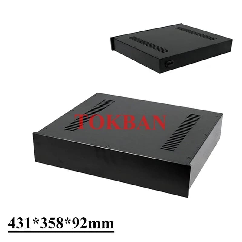 Tokban 431*308/358*92mm tout en aluminium amplificateur de puissance châssis Tube préamplificateur b