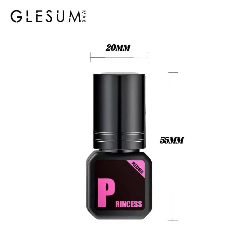 Glesum 5 bouteilles de colle princesse pour extensions de cils, faites-le vous-même, 5 ml, séchage r