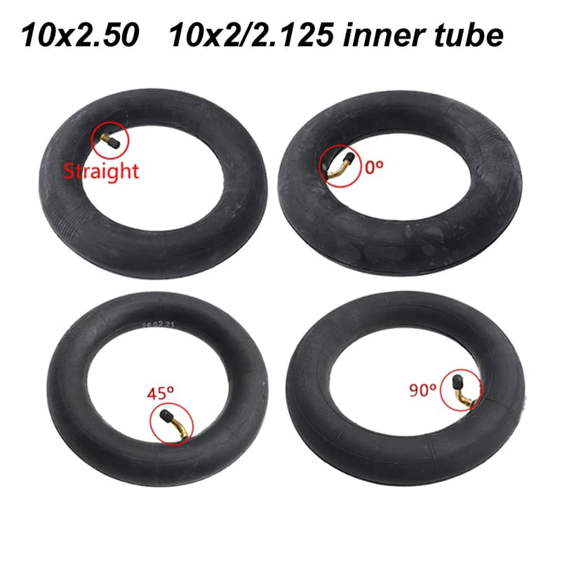 Chambre à air de 10 pouces 10x2/2.125 10x2.50 pour pneu de vélo d'équilibre de Scooter électrique 10