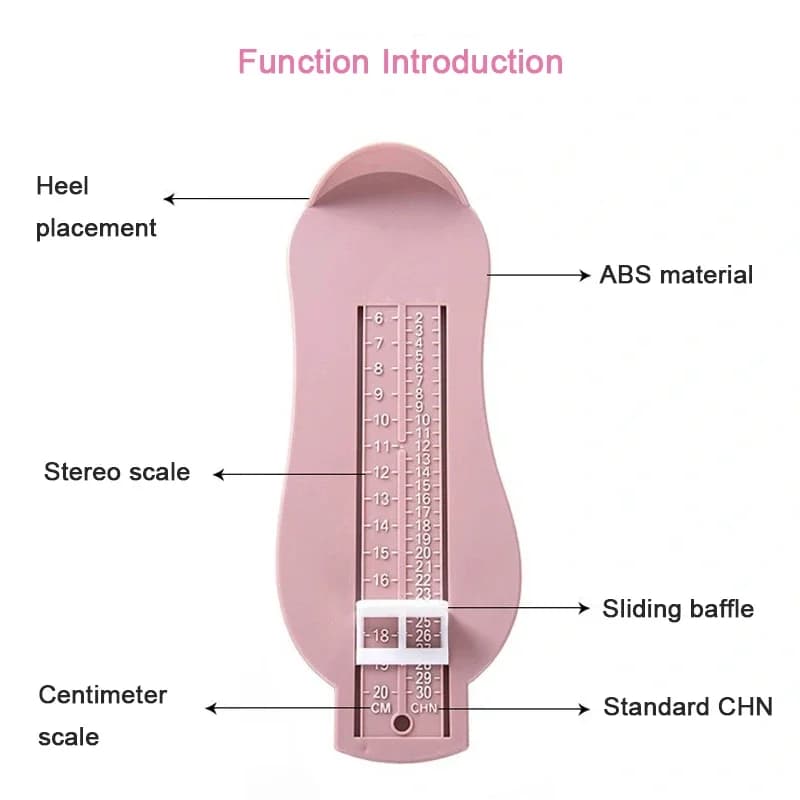 Jauge de mesure du pied pour enfants en bas âge, règle de mesure de la taille des chaussures, outil 
