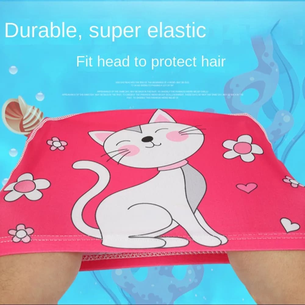 Bonnets de bain pour enfants de 2 à 12 ans, pour garçons et filles, casquettes de plage mignonnes de