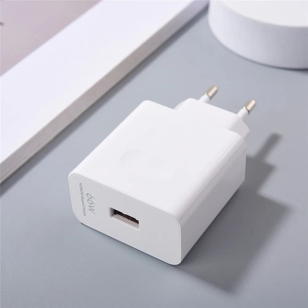 HONOR – chargeur d'origine 66W EU US, adaptateur mural rapide, câble USB 6A pour Honor 60 90 80 Pro 