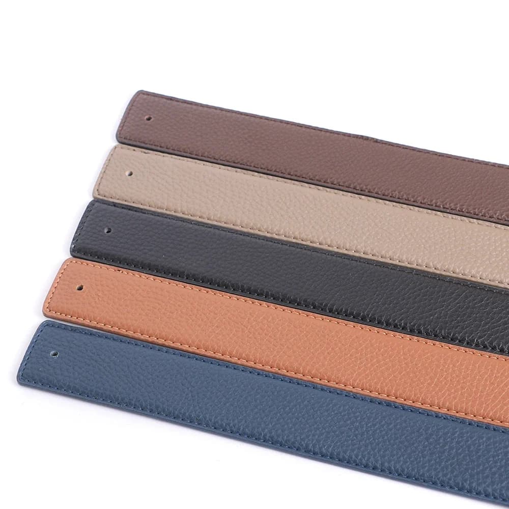 Ceinture en H en cuir véritable pour hommes et femmes, haute qualité, gris, designer de luxe, sans s